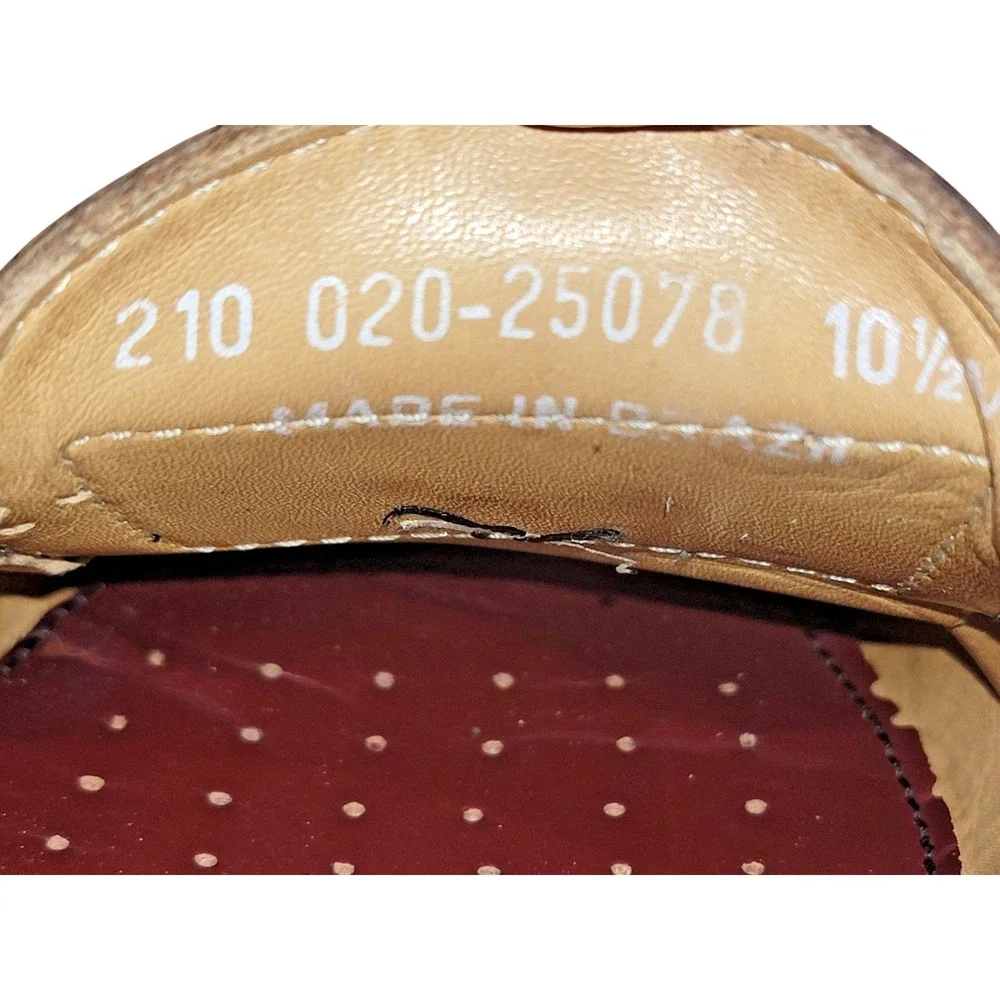Johnston & Murphy Hayes Men's Tassel Loafers 10.5 M Burgundy Leather Dress Shoes
